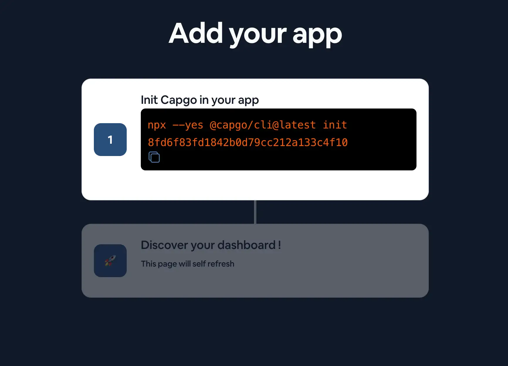 Pagina di onboarding